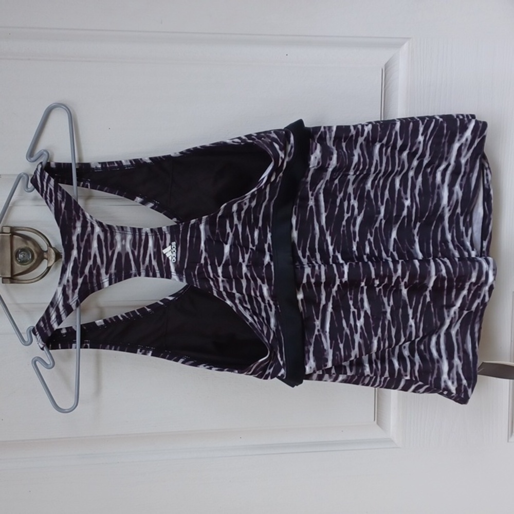 ADIDAS Racerback Tankini Swim Top Sz XL - Picture 4 of 7
